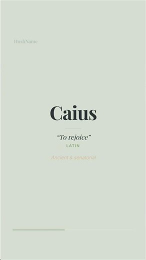 Caius vs Titus — Which Would You Choose?