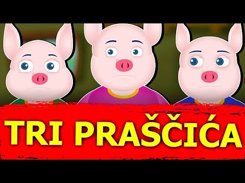 Tri praščića - Najljepše priče za djecu - Animacija