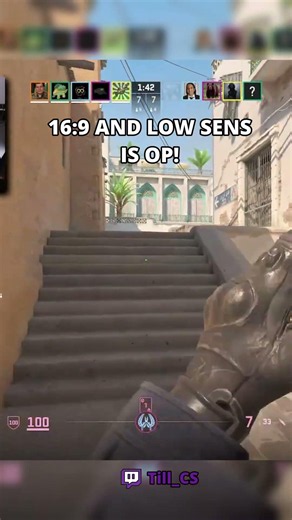 I Think Native Res And Low Sens Is The Best Combo In CS2 Faceit Lvl 10 #csgo #cs2 #counterstrike