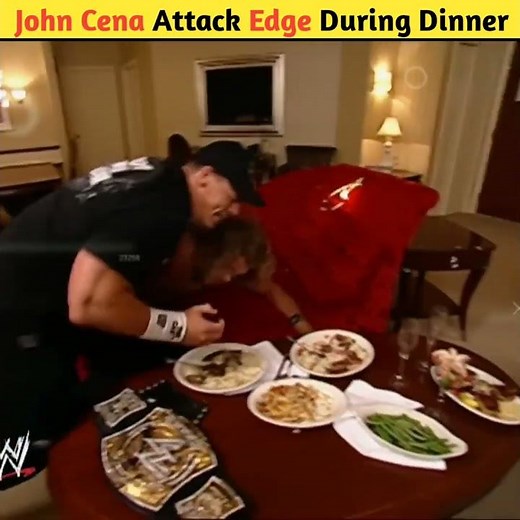 John Cena surprises Edge and Lita #shorts