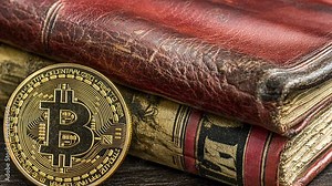 A detailed examination of cryptocurrency's evolution, showcasing the contrast between traditional finance literature and modern digital currency trends.