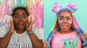 61K views · 1K reactions | Watch me transform before your eyes! I'm installing micro box braids done with synthetic kanekalon hair. | Amina Mucciolo | Facebook