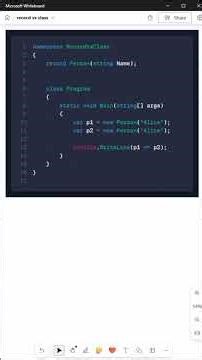 record vs class #banglatutorial #csharp #dotnet #programmingbangla #interviewpreparation #developer