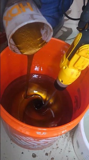 DIY Garage Floor fix with Epoxy