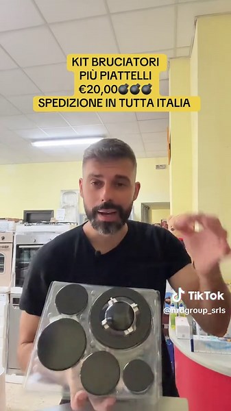 Kit Bruciatori e Piattelli per Piano Cottura Hotpoint