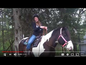 Good Example Of Little Girls NOT Using Metal Pain Bits, Spurs or Whips - No Kicking Horses