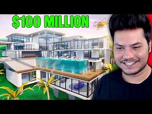 BUILDING $100 MILLION DOLLAR MANSION - ROBLOX - MEGA MANSION TYCOON