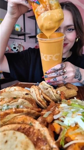 😱 Taco Bell New Items Review ASMR Crunchy Eating Sounds #tacobell #asmreating #asmr #mukbang #shorts