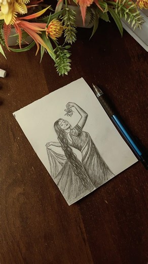 Easy sketch of a girl | Drawing of a girl very easy | #pencilsketch #girlsketch #drawing #sketch
