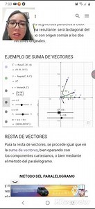vectores geogebra