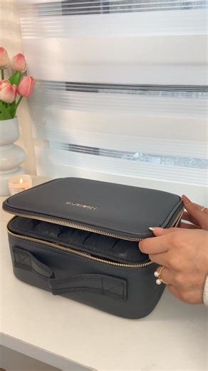Shine bright wherever you are with our Travel Makeup Bag equipped with LED lights! 💫💋🔎 Search dpe2959 on Temu for this amazing product! #temufinds #organizer #beauty #temumusthave | Temu Canada