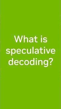 What is speculative decoding?