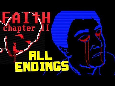 FAITH : Chapter II - Retro Horror ( ALL ENDINGS / FULL PLAYTHROUGH )Manly Let's Play