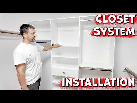 How To Install Closet Evolution Closet System Installation