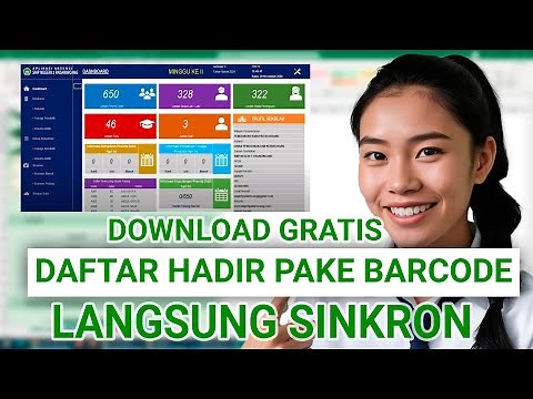 Buat Aplikasi Absensi Barcode di Excel! Mudah & Otomatis 🔥