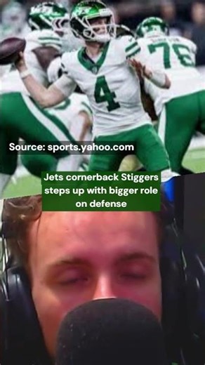 Jets cornerback Stiggers steps up with bigger role on defense #nfl