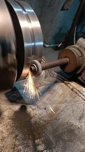 Groove Grinding on lathe