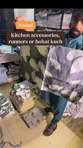 Nishat kitchen accessories, table runners, mats or bohat kuch aap ke budget me #bedding #fypシ゚viral🖤tiktok #team7b #1millionaudition #nishat | Branded Leftover