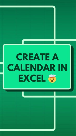 Grant Huang on Instagram: "just comment “PRO” below for my free Excel × AI training ⤵️ Building calendars in Excel manually is a form of emotional damage. This one updates automatically when you change the month or year — no copy-pasting, no reformatting, no losing your mind every 30 days. Once you learn how to build systems like this, Excel stops being “busy work” and starts being a shortcut to looking scary competent at work. If you want to automate stuff like this (and save 12+ hours a week),