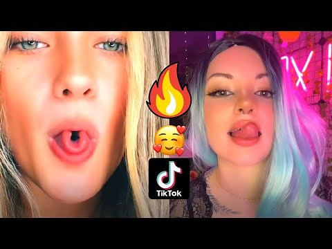 TONGUE CHALLENGE👅FUNNY TIKTOK COMPILATION✨