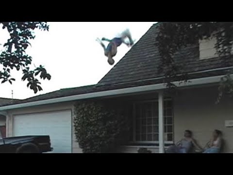 First Back Flip on Youtube! (House dismount) #2005 #viralvideo
