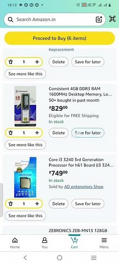 UNDER 7K BEST OFFICE WORK AND STUDY PC BUILD 🤩 🔥🔥