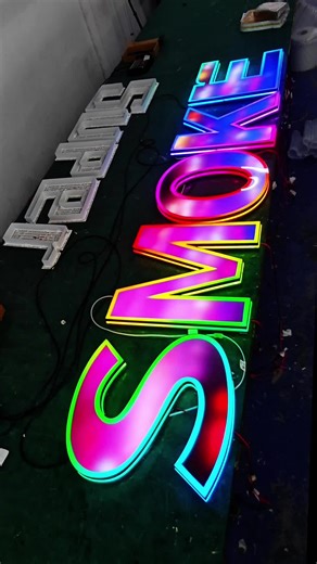 Glowing signs add luster to your business. #signage #ledneon #ledlight