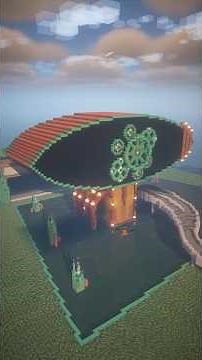 Transforming buildings into Steampunk within Minecraft #minecraft #youtuber #minecraftbuilding