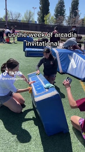who else is ready for arcadia invite?? #trackandfield #arcadia #xc #running #arcadiainvite #arcadiainvitational #runner #setup