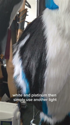 quick tutorial.make similar furcolors more visible for editing #fursuittutorial #fursuit