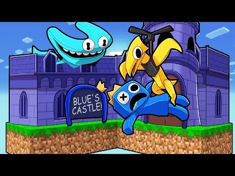 SKYBLOCK CHAPTER 2 RAINBOW FRIENDS! (Yellow & Cyan)