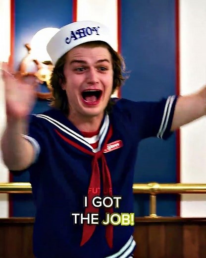 Steve Gets The Job 😂 | Stanger Things S3.E2 | #shorts