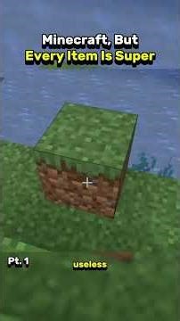 Minecraft, But Every Item Is SUPER… 🤯💎 (part 1) #wisp #minecraft #minecraftbut #unitedstates #usa