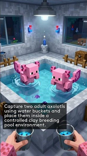 HOW TO GET THE RAREST BLUE AXOLOTL IN MINECRAFT FAST