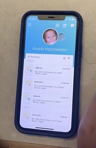 Instructions on clocking your child in on the Procare App! Touch free by using your own device. Please do it when you are in the parking lot because it has a GPS feature. Otherwise it won’t work unless you scan the QR code. | Five Star Academy