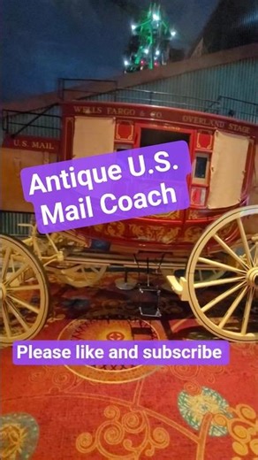 Wow! Antique US 🇺🇸 Mail coach @ Reno | shorts | #shorts |
