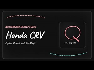 Honda CRV Keyless Remote Not Working: Easy DIY Reset and Fix