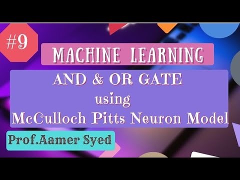 #09 AND & OR GATE Using McCulloch pitts Neuron Model