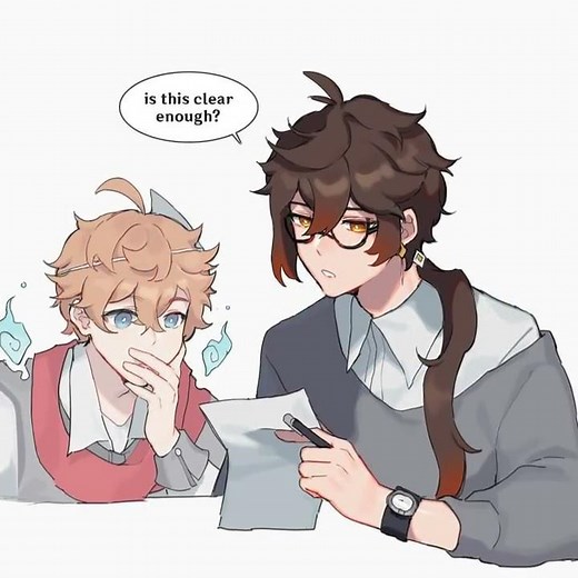 [Zhongli X Childe] No No List for Ghost Childe | Genshin Impact Comic Dub | CrownieShorts