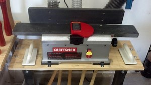 Craftsman 4-1/8" Bench Top Jointer/Planer Set UP