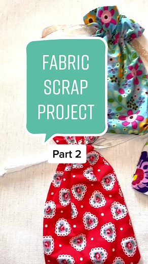 Creative Fabric Scrap Projects: DIY Drawstring Bag Tutorial