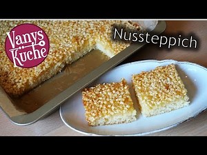Nussteppich Kuchen - der beste Nusskuchen! (schnell, einfach, lecker)