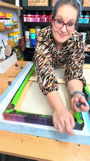 Satisfying Final Step! 😍 Pushpins & Tape Removal of My Fantasy Swipe 💙💜 Diptych Part 1