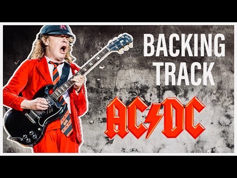 AC/DC – Thunderstruck – Guitar Backing Track | Angus Lead
