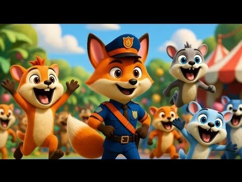 The Clever Fox Watchman Saves The Zoo Best Friends! Kids Cartoon Story Adventure