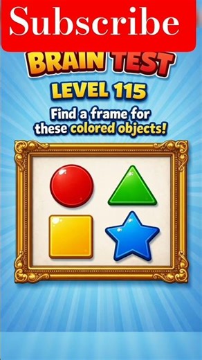 Brain Test Level 115#gaming #iqtest#braintest#youtube#shorts