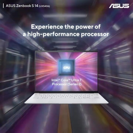 Powered by the revolutionary Intel®️ Core™️ Ultra 7 series 2, this sleek and portable laptop delivers unparalleled performance! 😎 Experience the best. Get yours now. Learn more - https://lk.asus.click/nbeayf #ASUS #Intel #ASUSAIPC #SimplifyWithIncredibleAI #AILaptops #Zenbook | ASUS