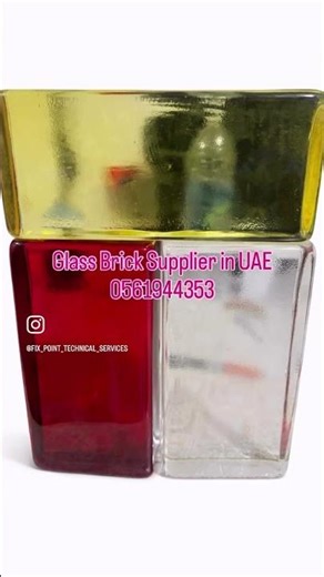 Glass Bricks Supplier in Dubai | Glass Bricks seller in Abu Dhabi | Colored glass bricks in UAE