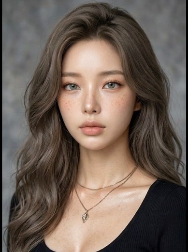 미니멀리즘 블랙 & 애쉬 브라운 헤어스타일