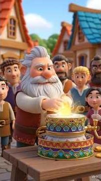 गाँव और पुरानी जादू की चक्की#cartoon #shortvideo #viral #kids hindi animation